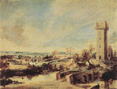 Landscape with the Tower of Steen (mk01)